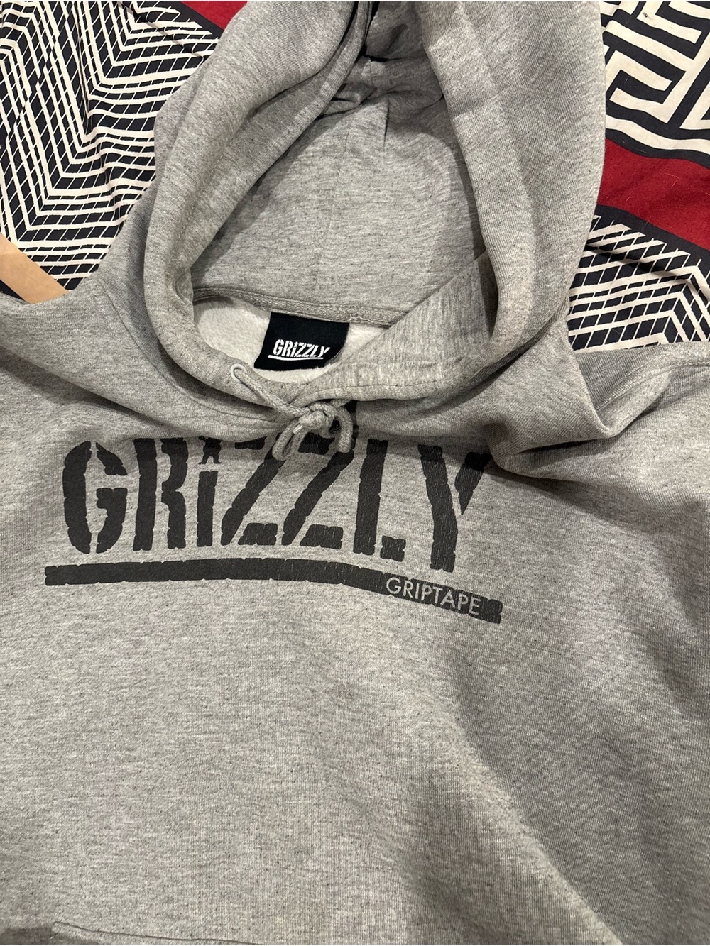 Men's Gray Hooded Sweatshirt